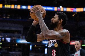 今天是要带队？乔治首节5中4砍11分 三分2中1&干拔连续命中