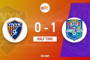 半场-云南玉昆0-1天津津门虎 张宸梁杨帆染黄基莱斯单刀破门